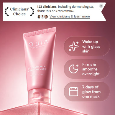 Quia collagen mask: wake up with glass skin, firms and smooths overnight, seven days of glow