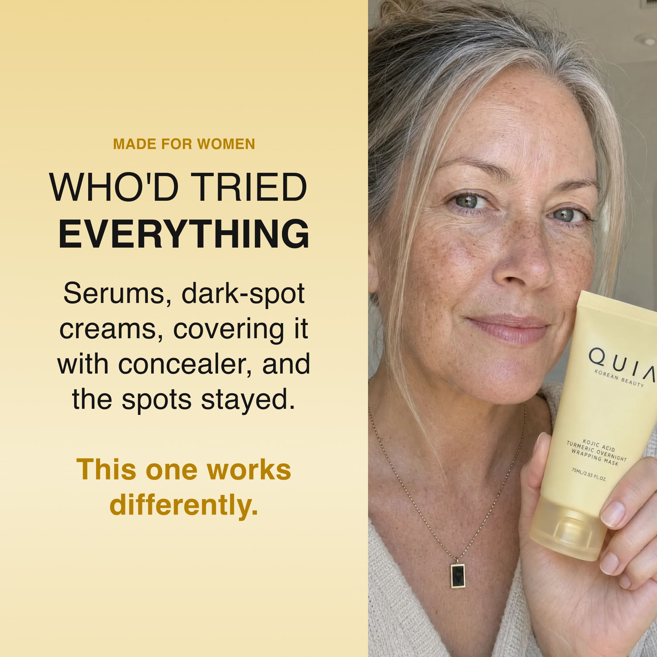 Quia Turmeric & Kojic Acid Overnight Mask