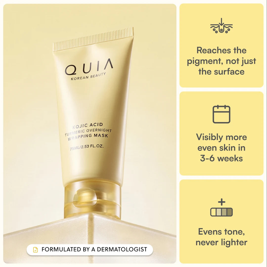 Quia Turmeric & Kojic Acid Overnight Mask