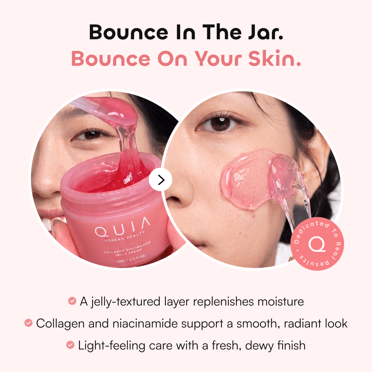QUIA Collagen + Niacinamide Jelly Cream - Quia Korean Beauty