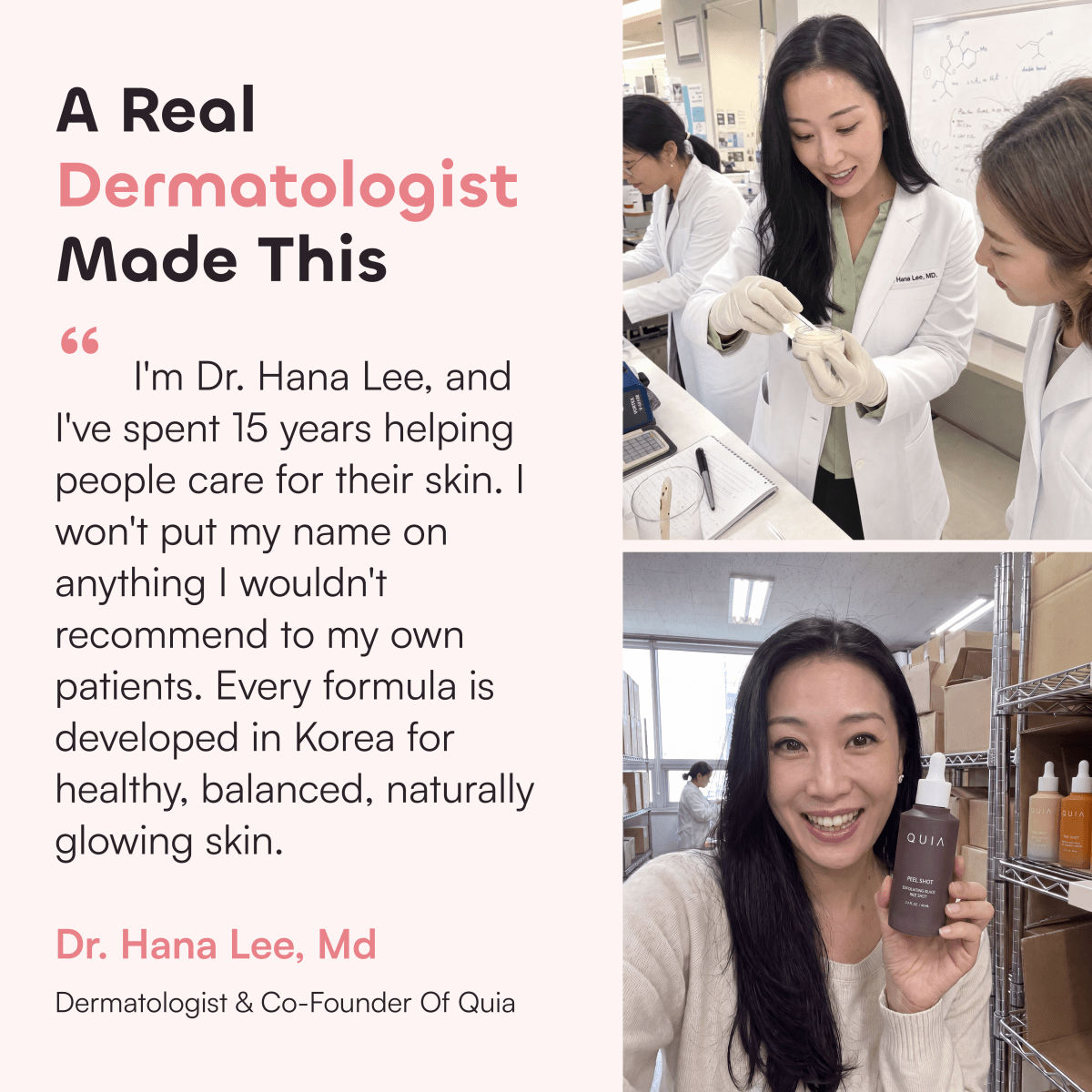 QUIA Peel Shot Exfoliating Rice Shots - Quia Korean Beauty