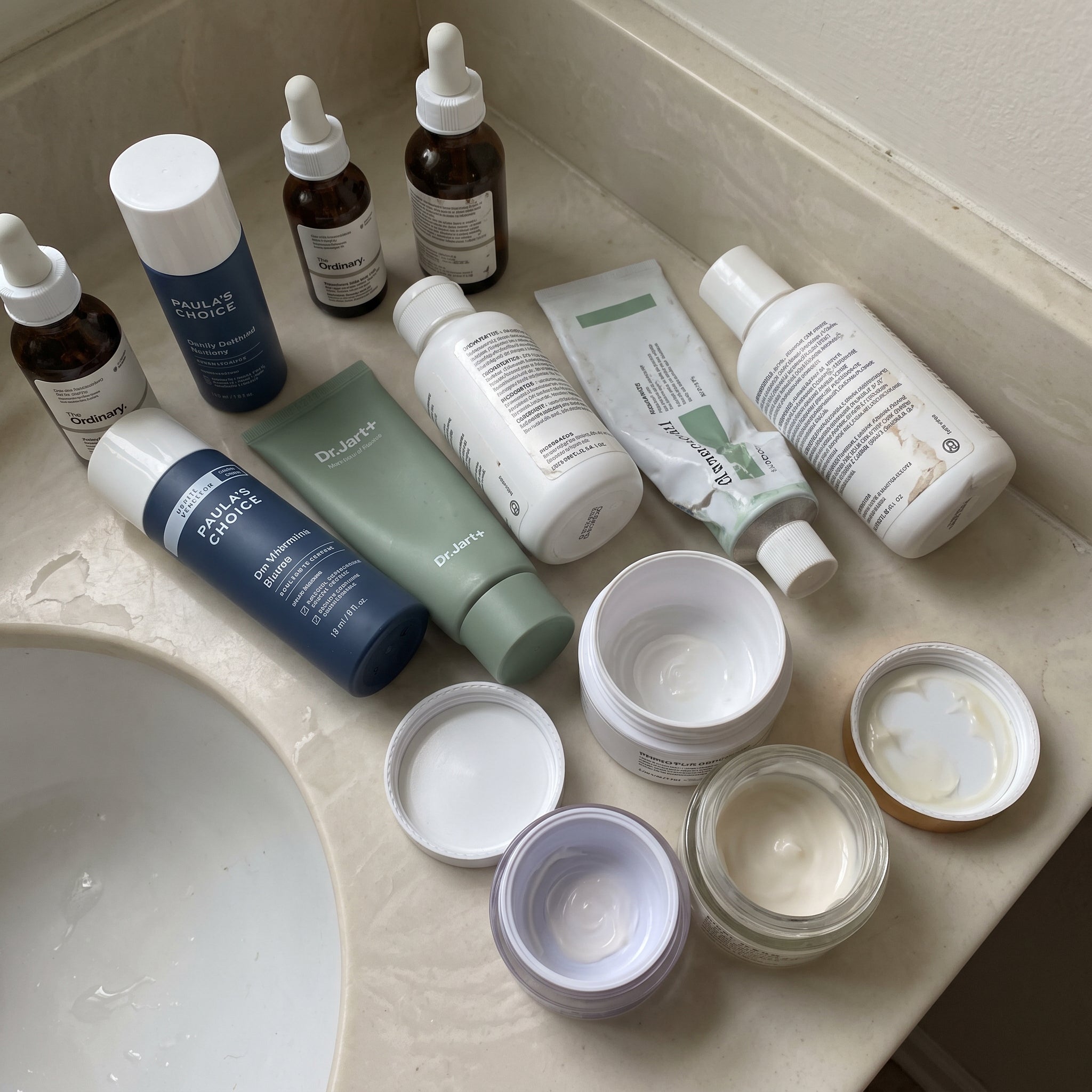 Skincare photograph accompanying the article